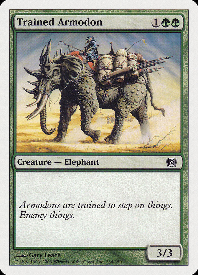 Trained Armodon [Eighth Edition]-1