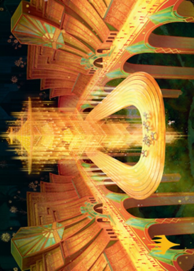 Racers' Ring Art Card (Gold-Stamped Signature) [Streets of New Capenna Art Series]-1