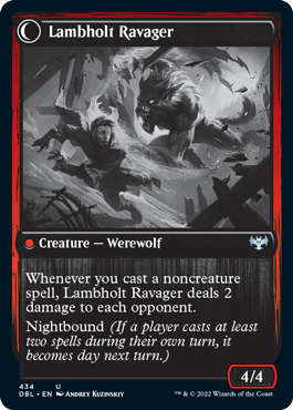 Lambholt Raconteur // Lambholt Ravager [Innistrad: Double Feature]-2