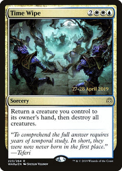 Time Wipe [War of the Spark Prerelease Promos]-1