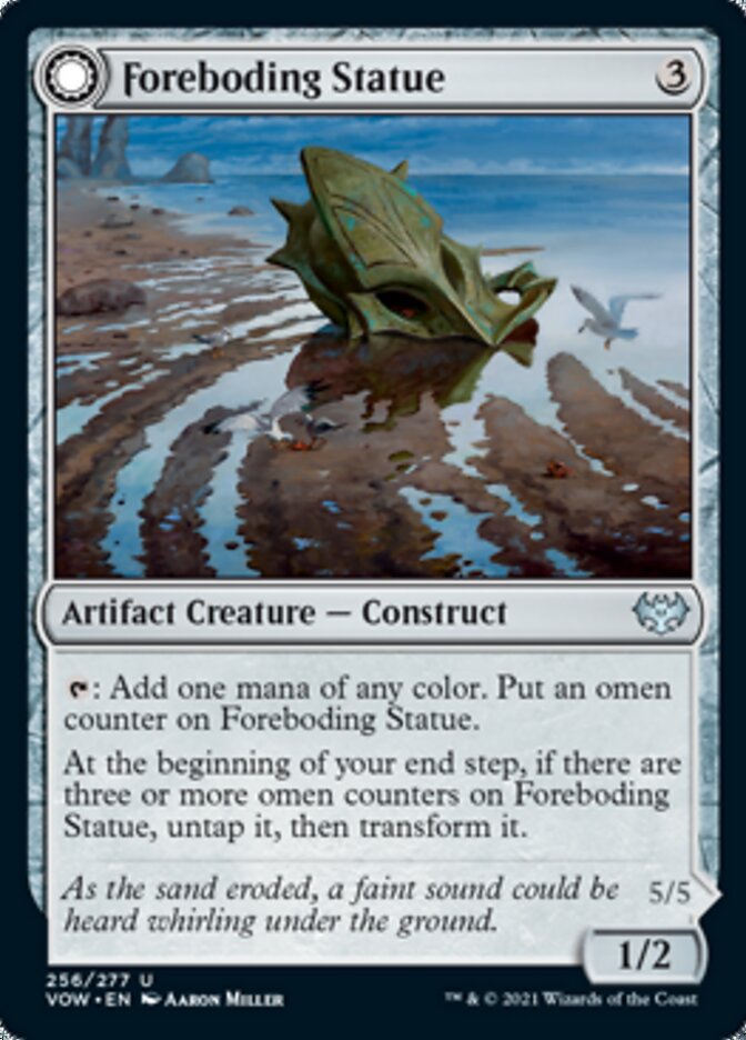 Foreboding Statue // Forsaken Thresher [Innistrad: Crimson Vow]-1