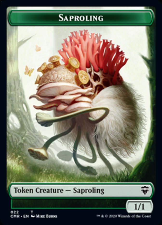 Copy (023) // Saproling Double-Sided Token [Commander Legends Tokens]-2