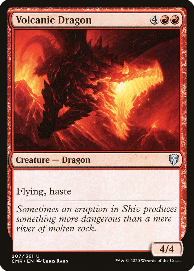 Volcanic Dragon [Commander Legends]-1