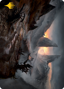 Haunted Ridge Art Card (Gold-Stamped Signature) [Innistrad: Midnight Hunt Art Series]-1