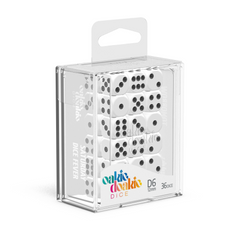 Oakie Doakie Dice D6 12 mm Solid - White (36)-1