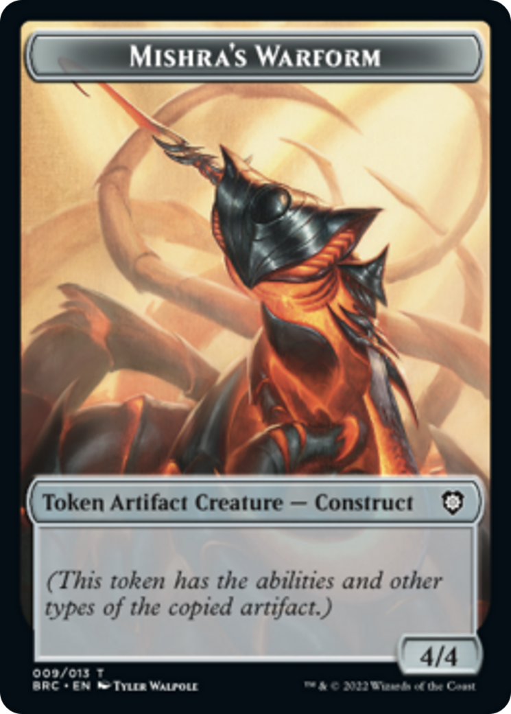 Mishra's Warform // Inkling Double-Sided Token [The Brothers' War Commander Tokens]-1