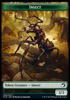 Insect Token [Innistrad: Midnight Hunt Tokens]-1