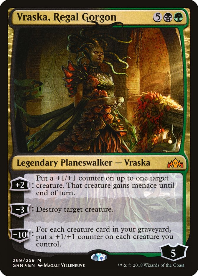 Vraska, Regal Gorgon [Guilds of Ravnica]-1