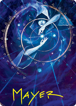 Time Warp Art Card (Gold-Stamped Signature) [Strixhaven: School of Mages Art Series]-1