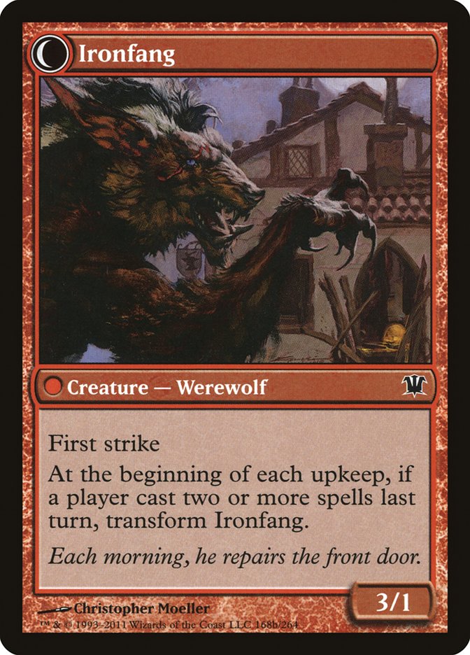 Village Ironsmith // Ironfang [Innistrad]-2
