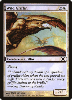 Wild Griffin (Premium Foil) [Tenth Edition]-1