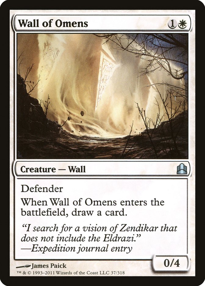 Wall of Omens [Commander 2011]-1