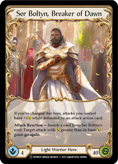 Ser Boltyn, Breaker of Dawn // Boltyn [U-MON029 // U-MON030] (Monarch Unlimited)  Unlimited Normal-1