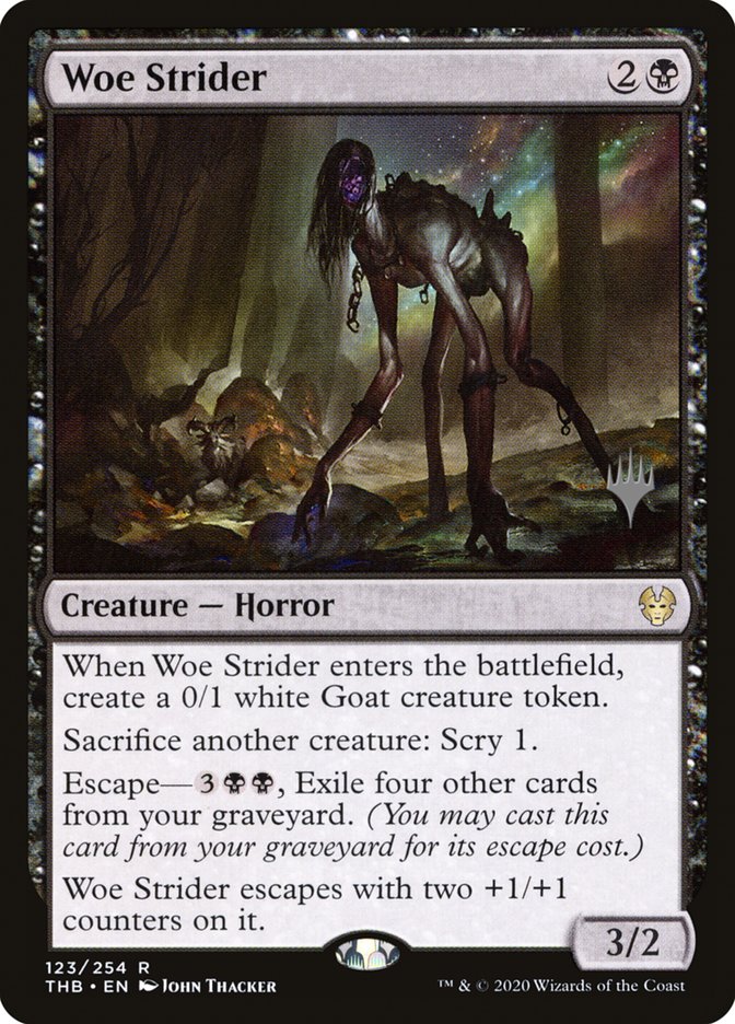 Woe Strider (Promo Pack) [Theros Beyond Death Promos]-1