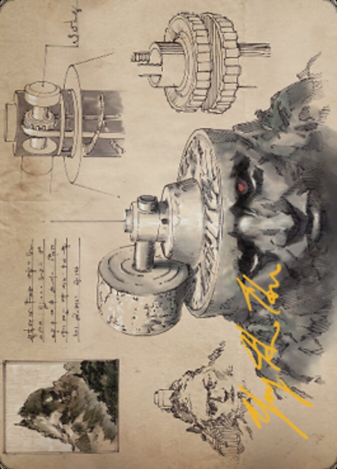 Millstone Art Card (Gold-Stamped Signature) [The Brothers' War Art Series]-1