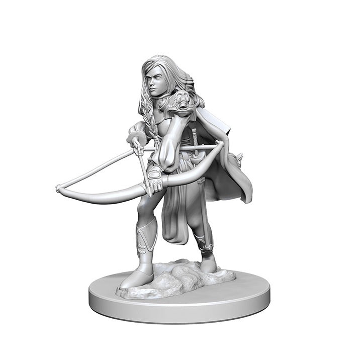 Pathfinder Deep Cuts Unpainted Miniatures Human Female Fighter-1