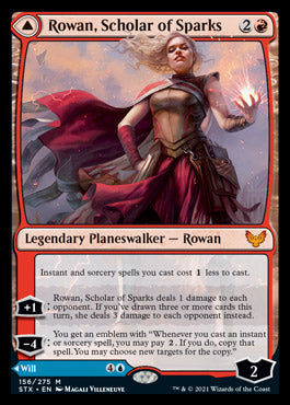Rowan, Scholar of Sparks // Will, Scholar of Frost [Strixhaven: School of Mages]-1