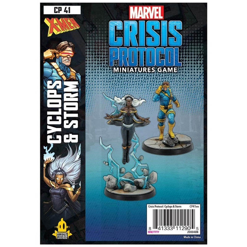 Marvel Crisis Protocol Miniatures Game Cyclops and Storm-1