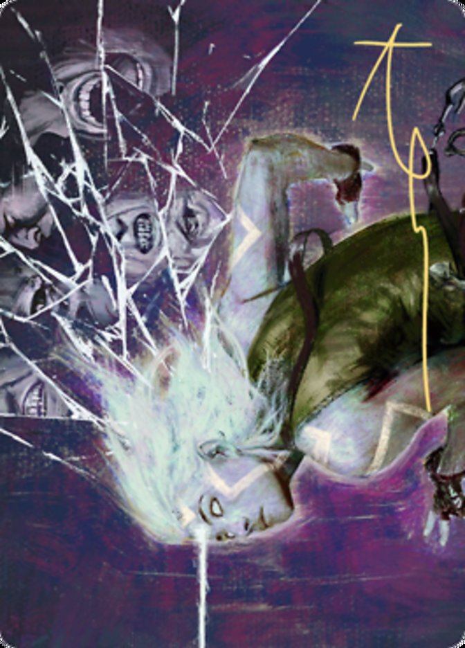 Anticognition Art Card (Gold-Stamped Signature) [Zendikar Rising Art Series]-1