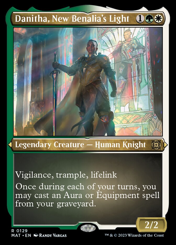 Danitha, New Benalia's Light (Foil Etched) [March of the Machine: The Aftermath]-1