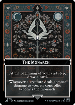 The Monarch // Treasure Double-Sided Token [The Lord of the Rings: Tales of Middle-Earth Commander Tokens]-1