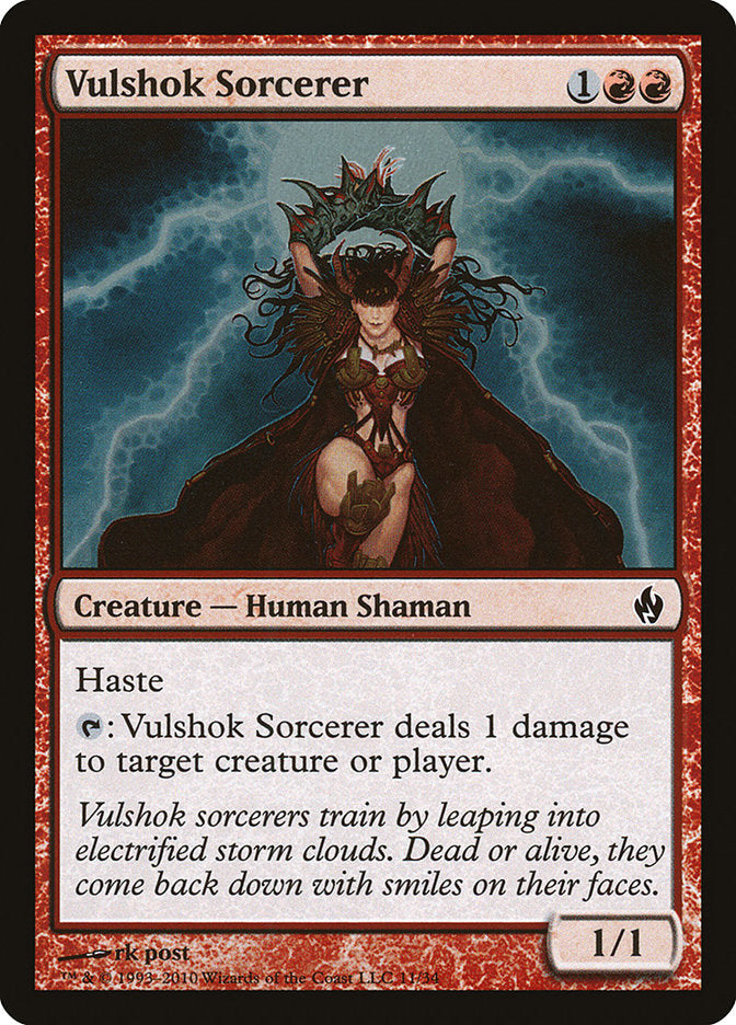 Vulshok Sorcerer [Premium Deck Series: Fire and Lightning]-1