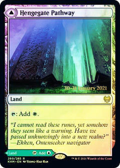 Hengegate Pathway // Mistgate Pathway [Kaldheim Prerelease Promos]-1