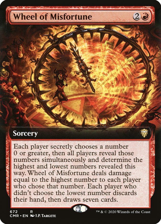Wheel of Misfortune (Extended Art) [Commander Legends]-1