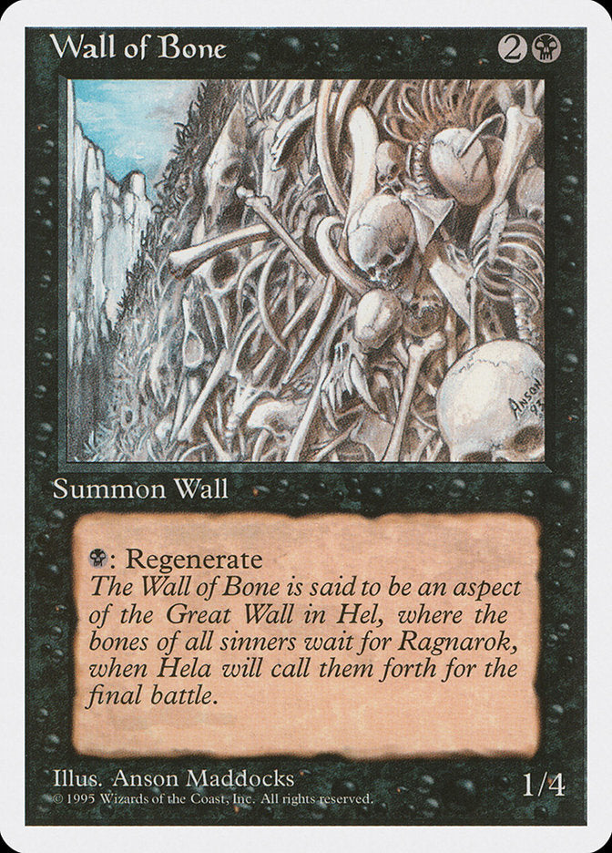 Wall of Bone [Fourth Edition]-1