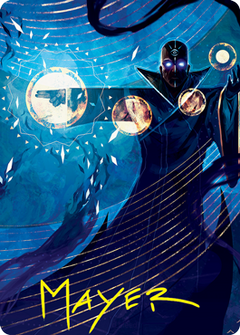 Negate Art Card (Gold-Stamped Signature) [Strixhaven: School of Mages Art Series]-1