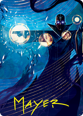 Negate Art Card (Gold-Stamped Signature) [Strixhaven: School of Mages Art Series]-1