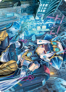 Covert Technician Art Card [Kamigawa: Neon Dynasty Art Series]-1
