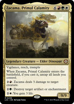 Zacama, Primal Calamity [The Lost Caverns of Ixalan Commander]-1