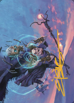 Zur, Eternal Schemer Art Card 1 (Gold-Stamped Signature) [Dominaria United Art Series]-1
