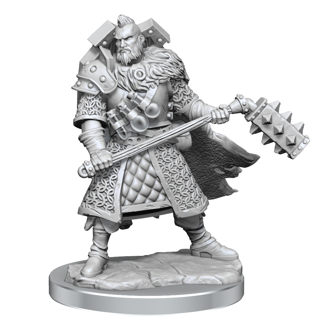 D&D Frameworks Human Male Fighter-2