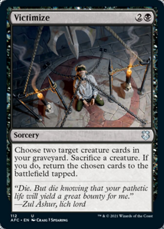 Victimize [Dungeons & Dragons: Adventures in the Forgotten Realms Commander]-1