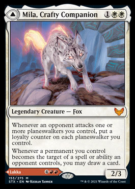 Mila, Crafty Companion // Lukka, Wayward Bonder [Strixhaven: School of Mages]-1