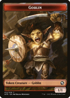 Clue // Goblin Double-Sided Token [Dungeons & Dragons: Adventures in the Forgotten Realms Commander Tokens]-2