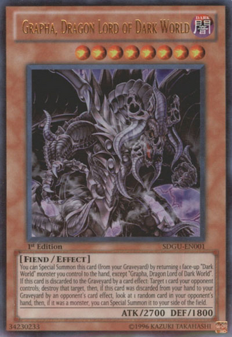 Grapha, Dragon Lord of Dark World [SDGU-EN001] Ultra Rare