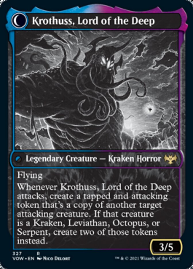Runo Stromkirk // Krothuss, Lord of the Deep (Showcase Eternal Night) [Innistrad: Crimson Vow]-2
