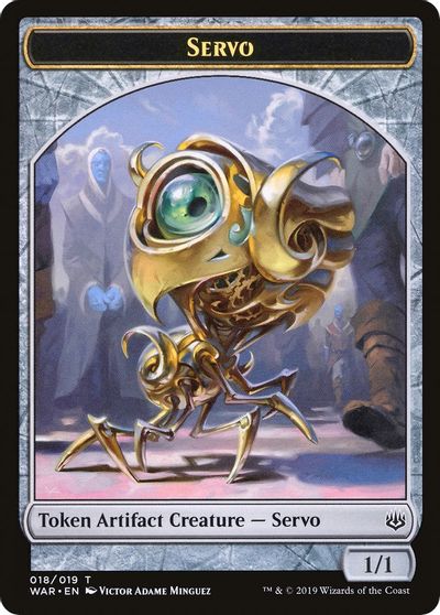 Servo // Dragon Double-Sided Token [Challenger Decks 2020 Tokens]-1
