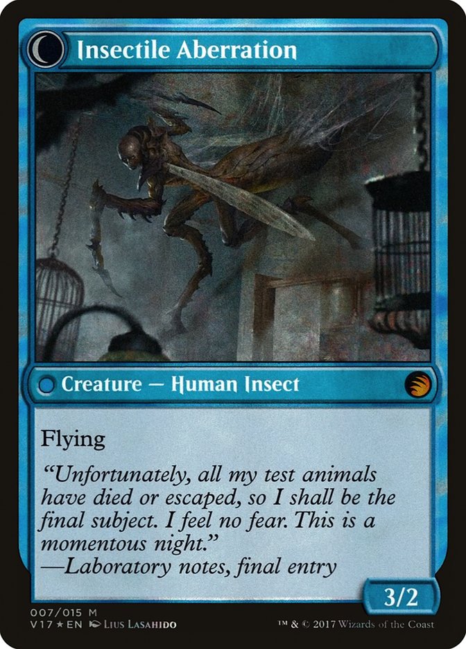 Delver of Secrets // Insectile Aberration [From the Vault: Transform]-2