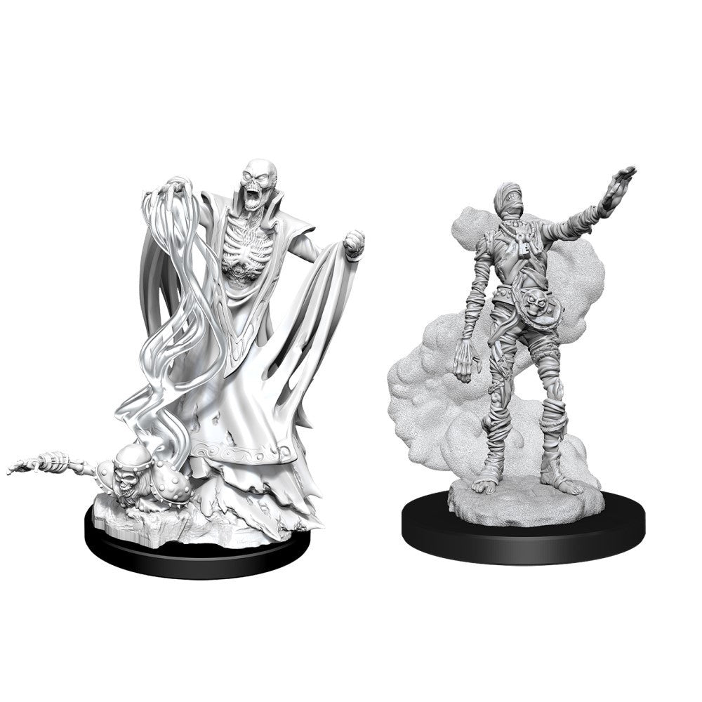 D&D Nolzurs Marvelous Unpainted Miniatures Lich and Mummy Lord-1