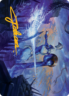 Ephara, Ever-Sheltering Art Card (Gold-Stamped Signature) [March of the Machine Art Series]-1