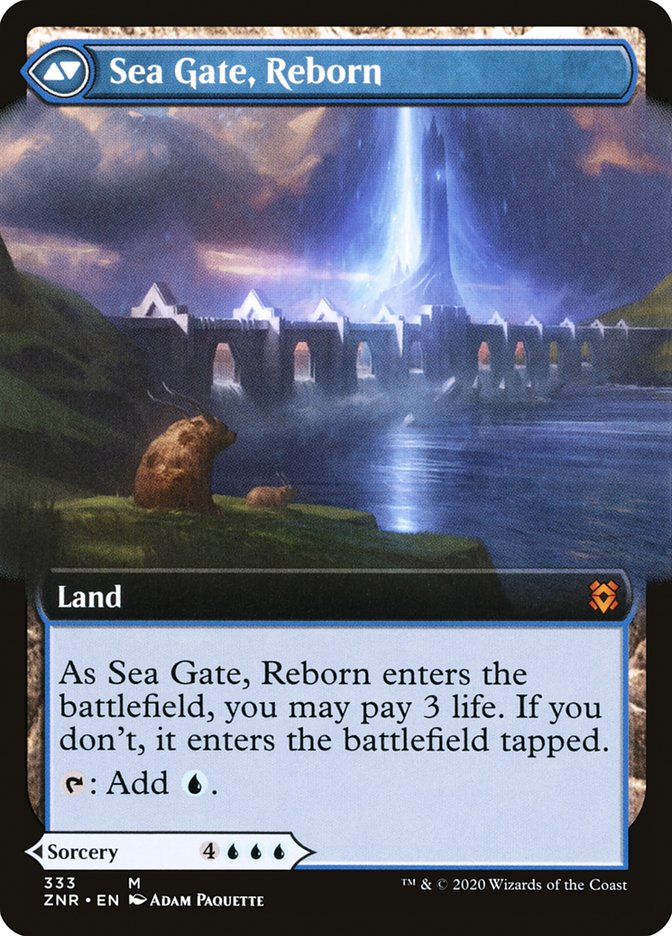 Sea Gate Restoration // Sea Gate, Reborn (Extended Art) [Zendikar Rising]-2