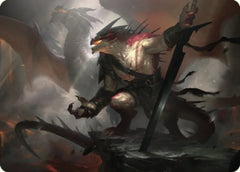 Rivaz of the Claw Art Card [Dominaria United Art Series]-1