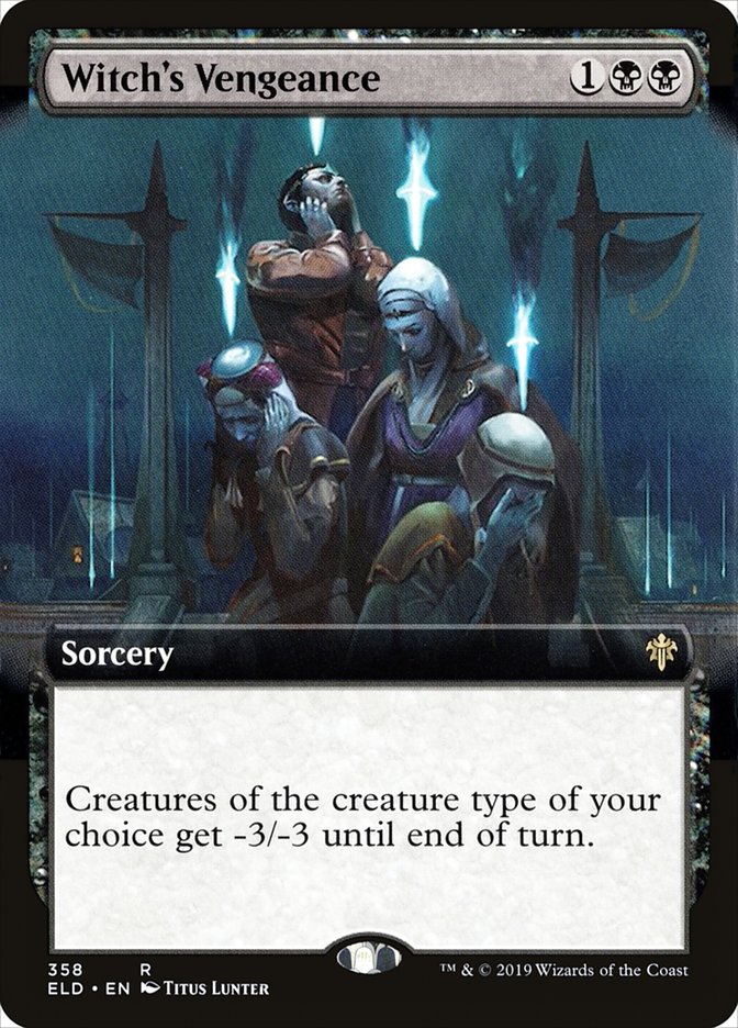Witch's Vengeance (Extended Art) [Throne of Eldraine]-1