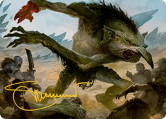 Troll Art Card (Gold-Stamped Signature) [Dungeons & Dragons: Adventures in the Forgotten Realms Art Series]-1