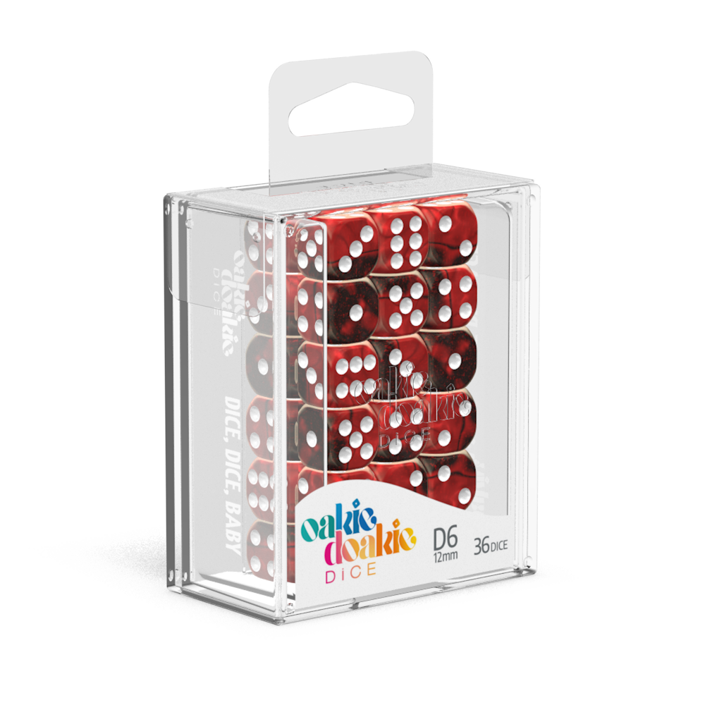 Oakie Doakie Dice D6 12 mm Gemi - Vampire (36)-1