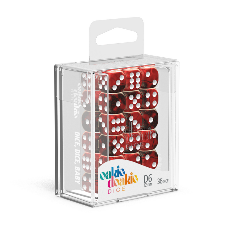 Oakie Doakie Dice D6 12 mm Gemi - Vampire (36)-1